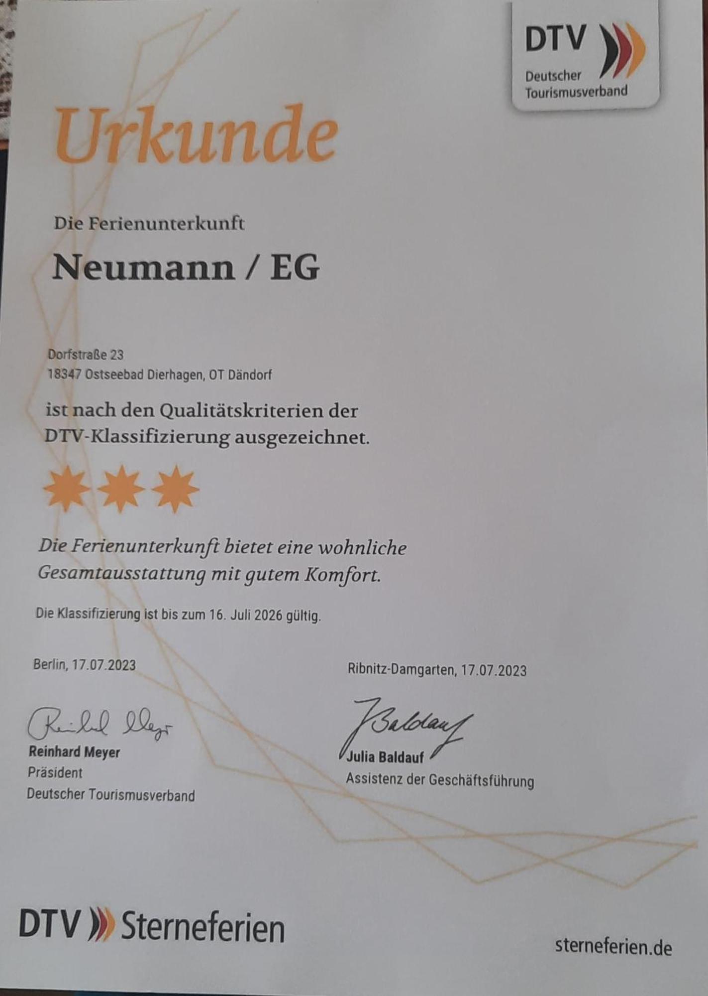 3***Ferienwohnungen Neumann Dändorf Zewnętrze zdjęcie